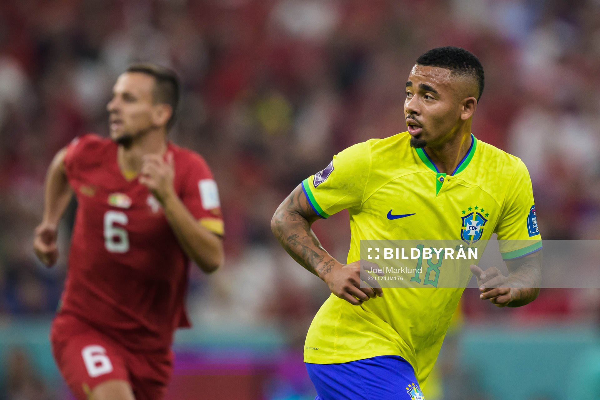 Gabriel Jesus of Brazil