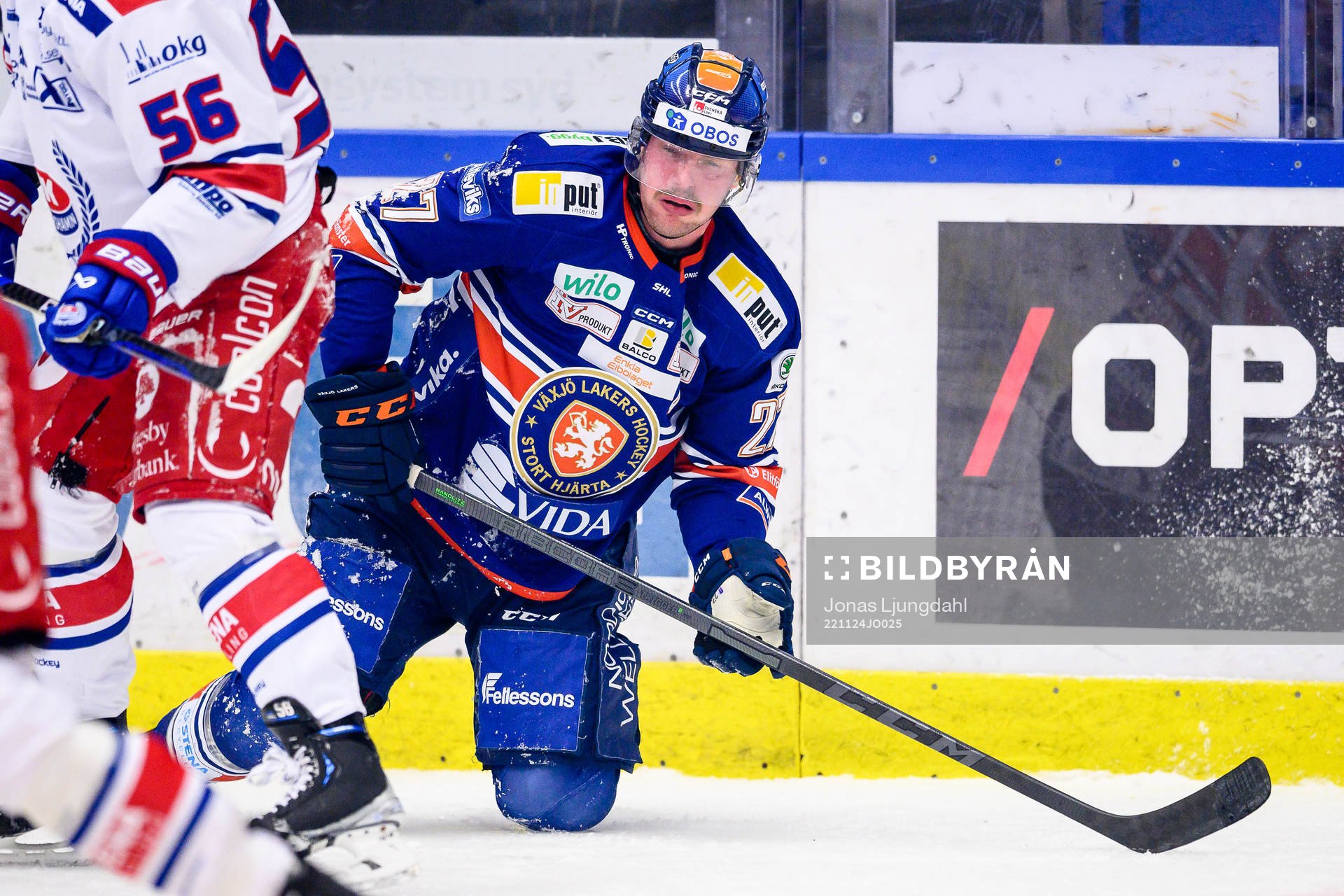 Växjös Martin Lundberg har ont