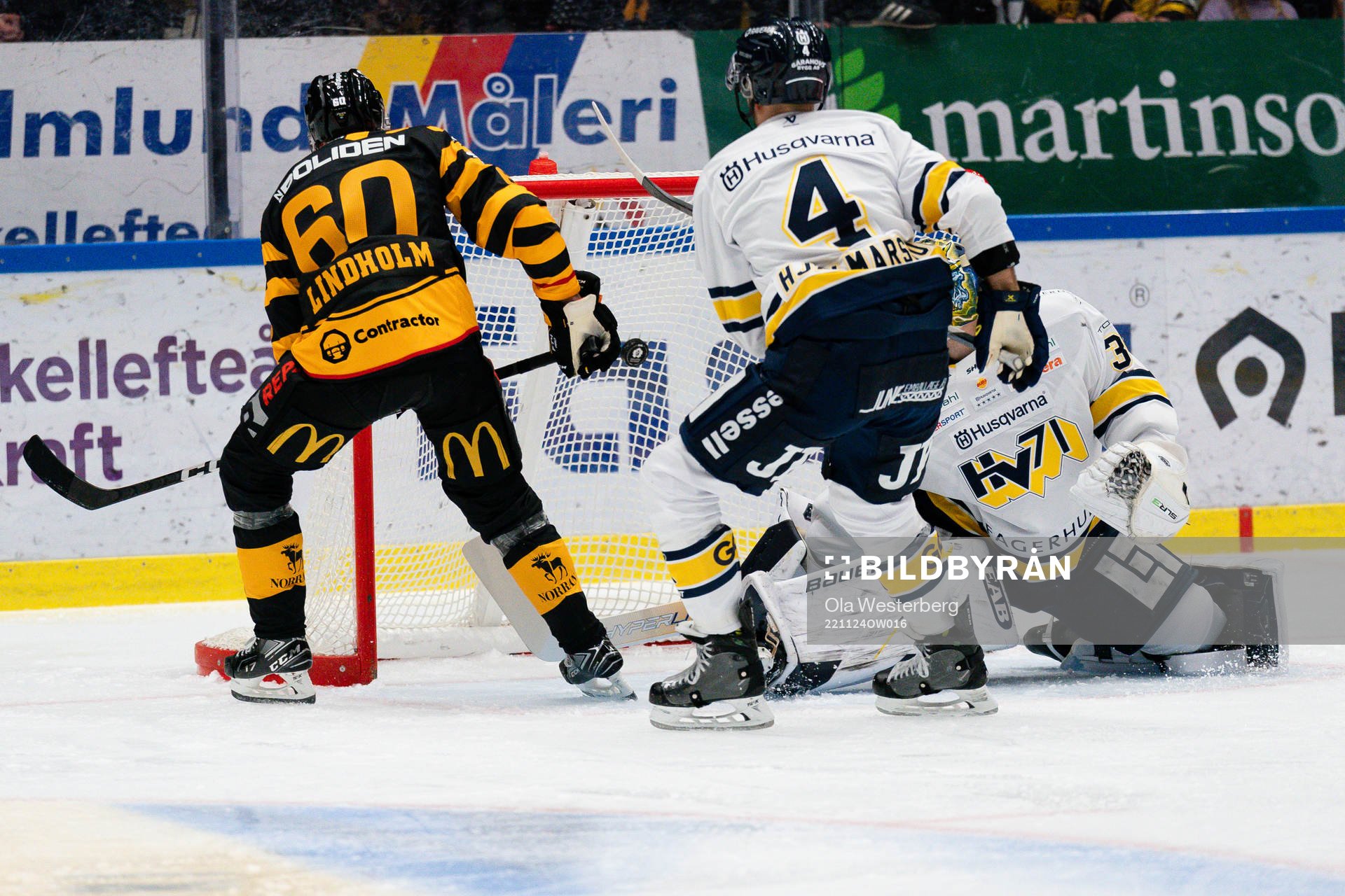 Skellefteås Pär Lindholm gör 1-0