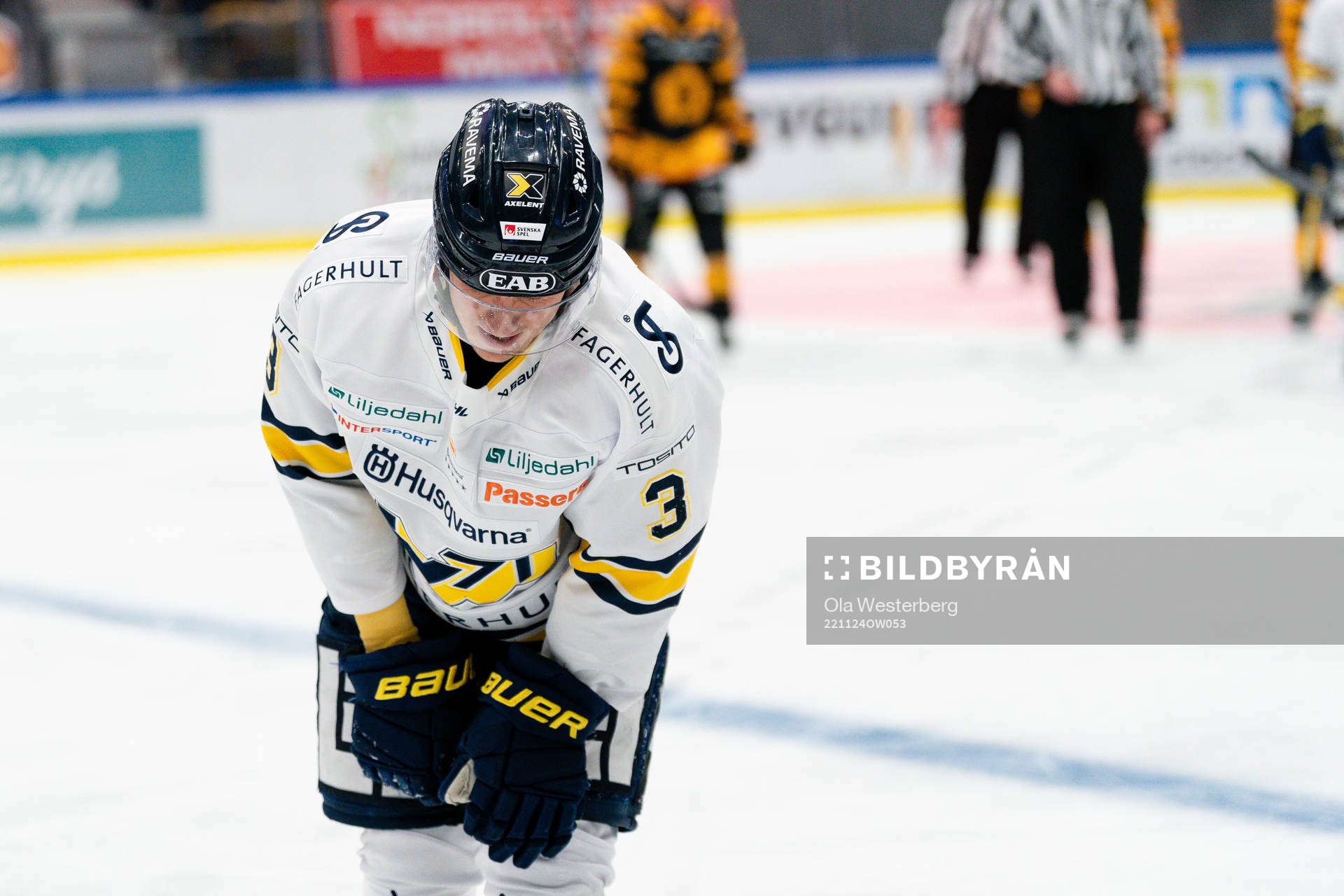 HV71s Daniel Glad utgår skadad