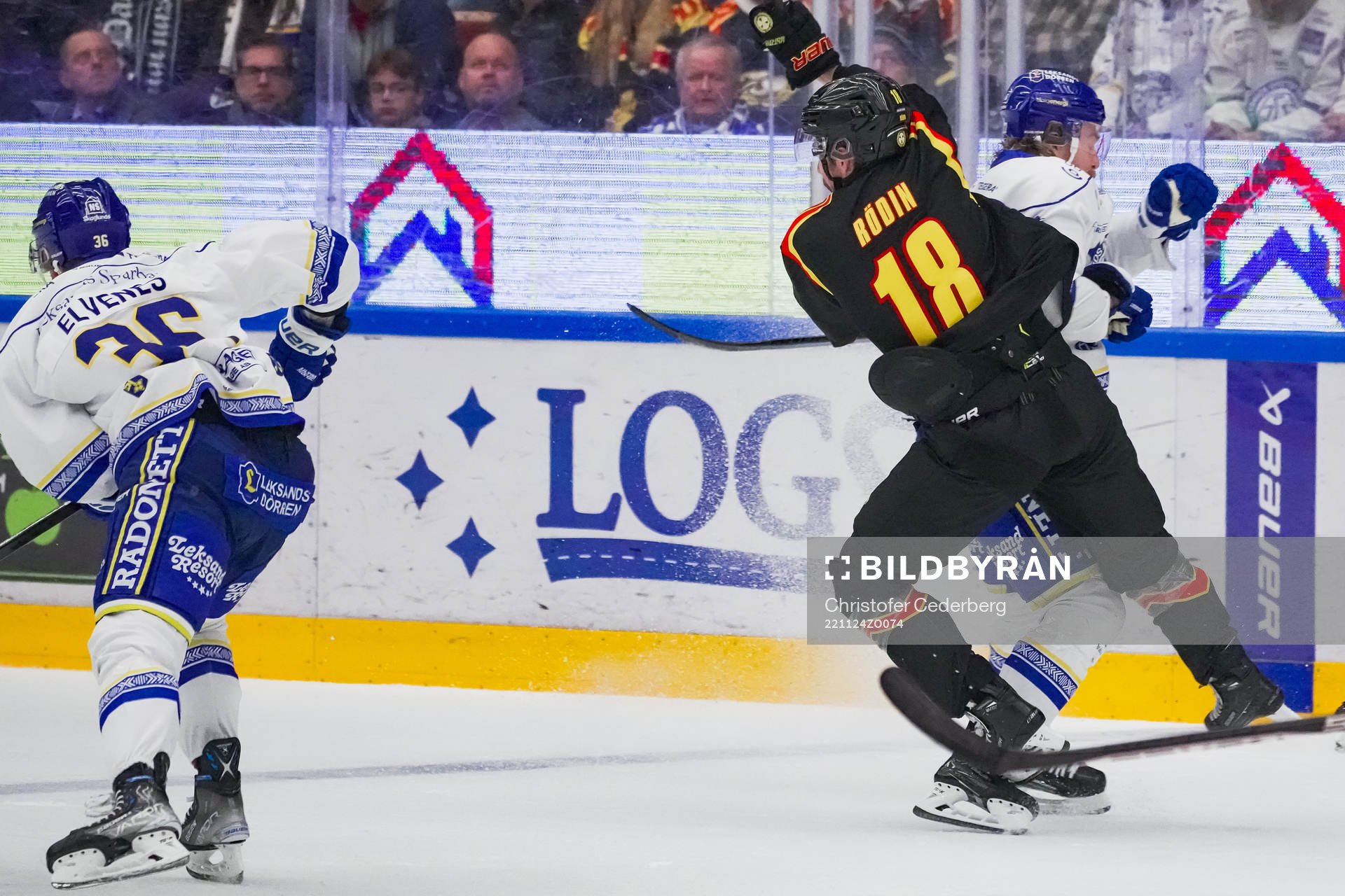 Brynäs Anton Rödin och Leksands Anton Lindholm