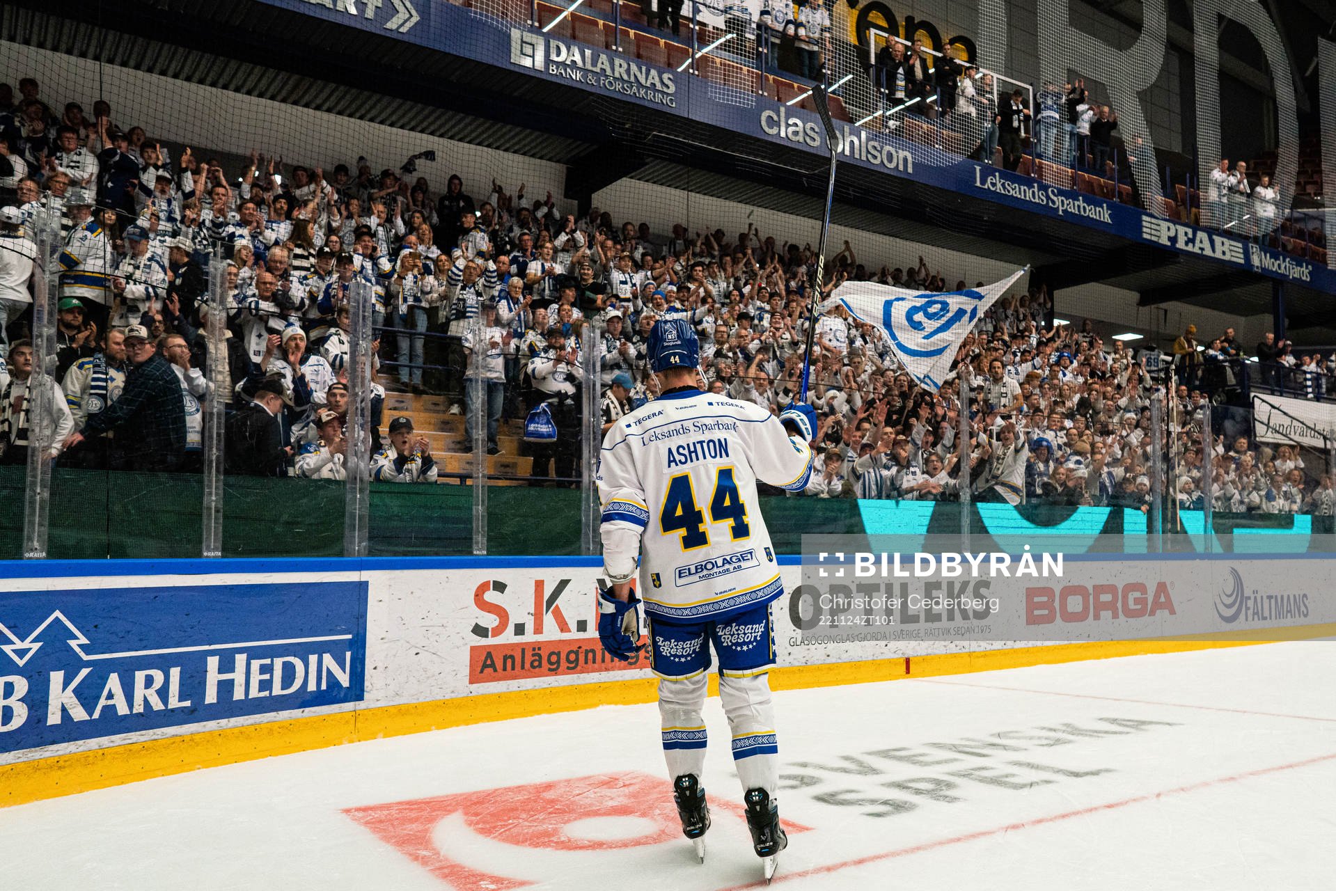 Leksands Carter Ashton jublar