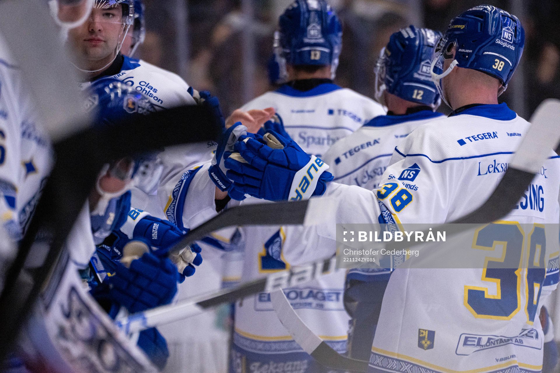 Leksands Olle Alsing jublar