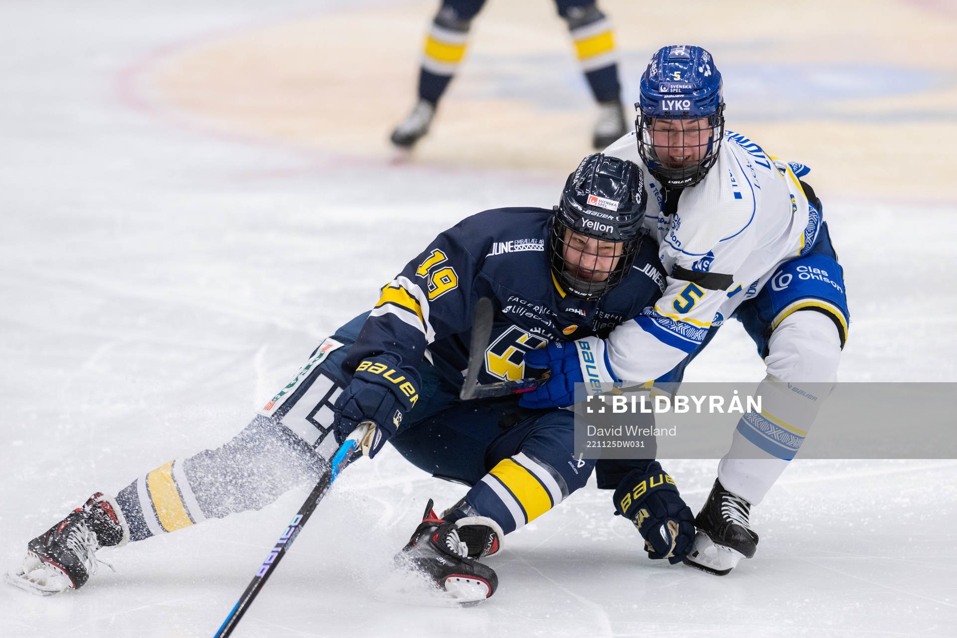 HV71s Klara Seroiszkova och Leksands Nathalie Lidman