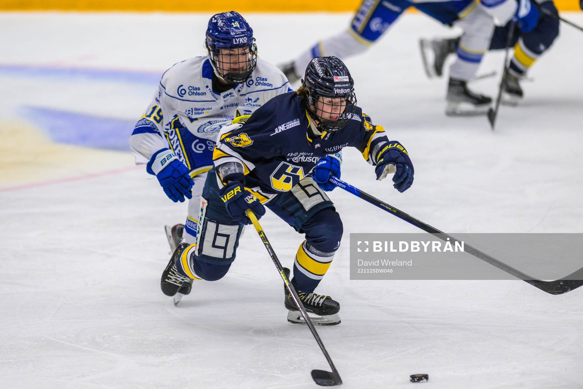 Leksands Anna Elizabeth Purschke och HV71s Sanni Hakala