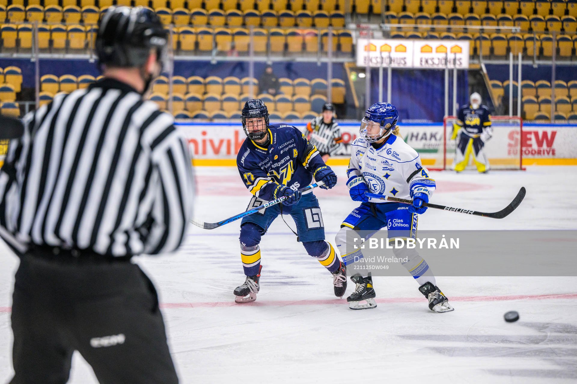 Danielle Stone och Leksands Wilma Johansson
