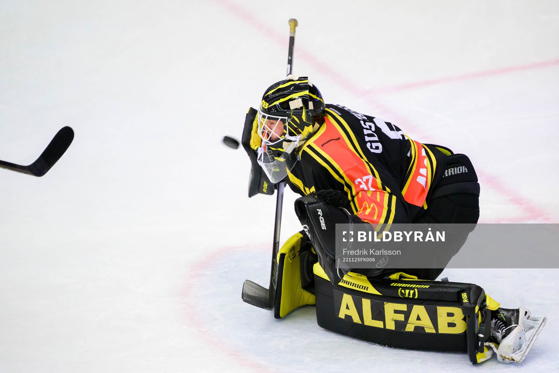 Västerås målvakt Johan Gustafsson