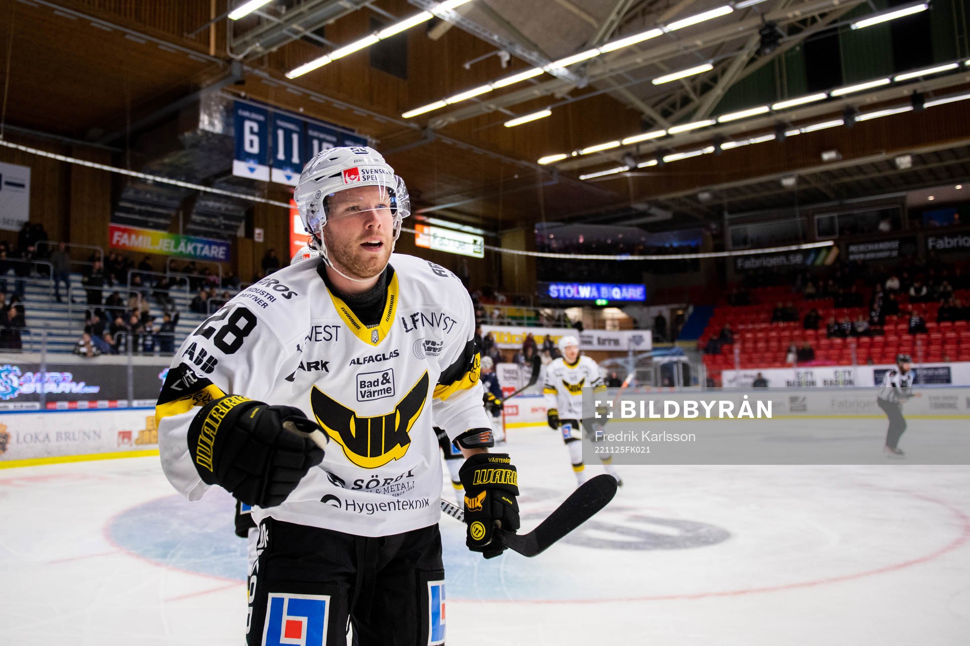Västerås Lukas Zetterberg jublar