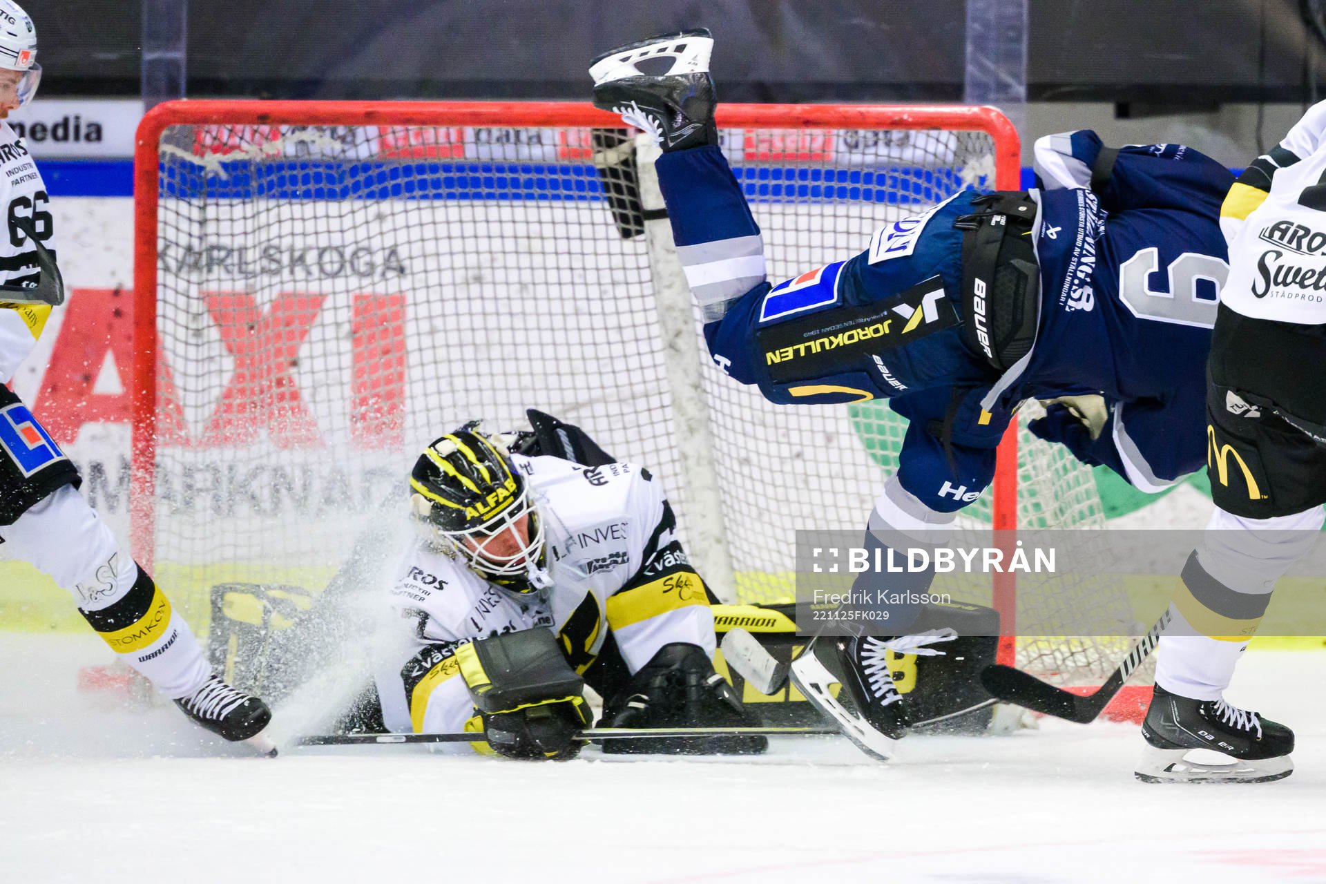 Västerås målvakt Johan Gustafsson
