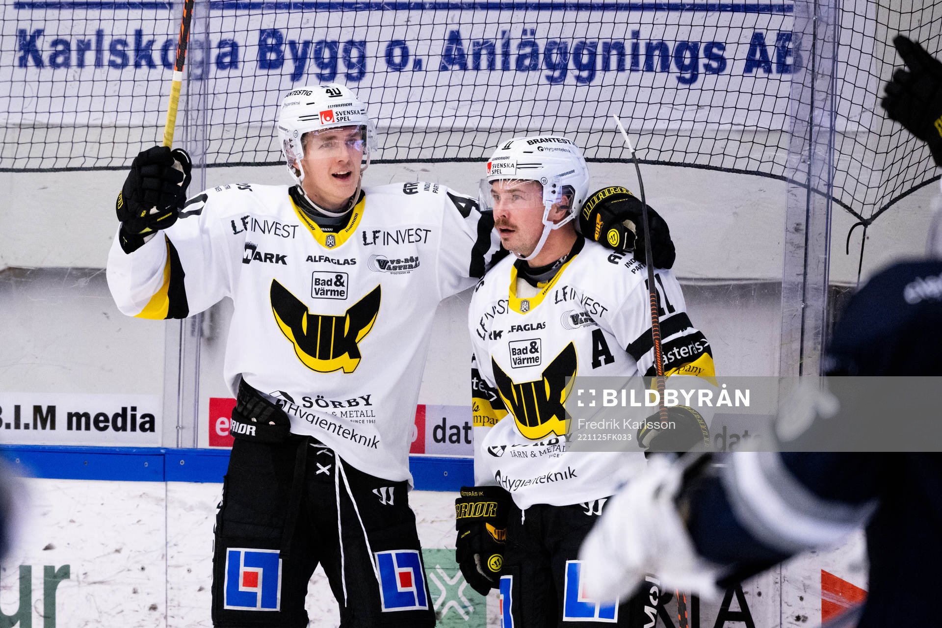 Västerås Isak Skedung jublar