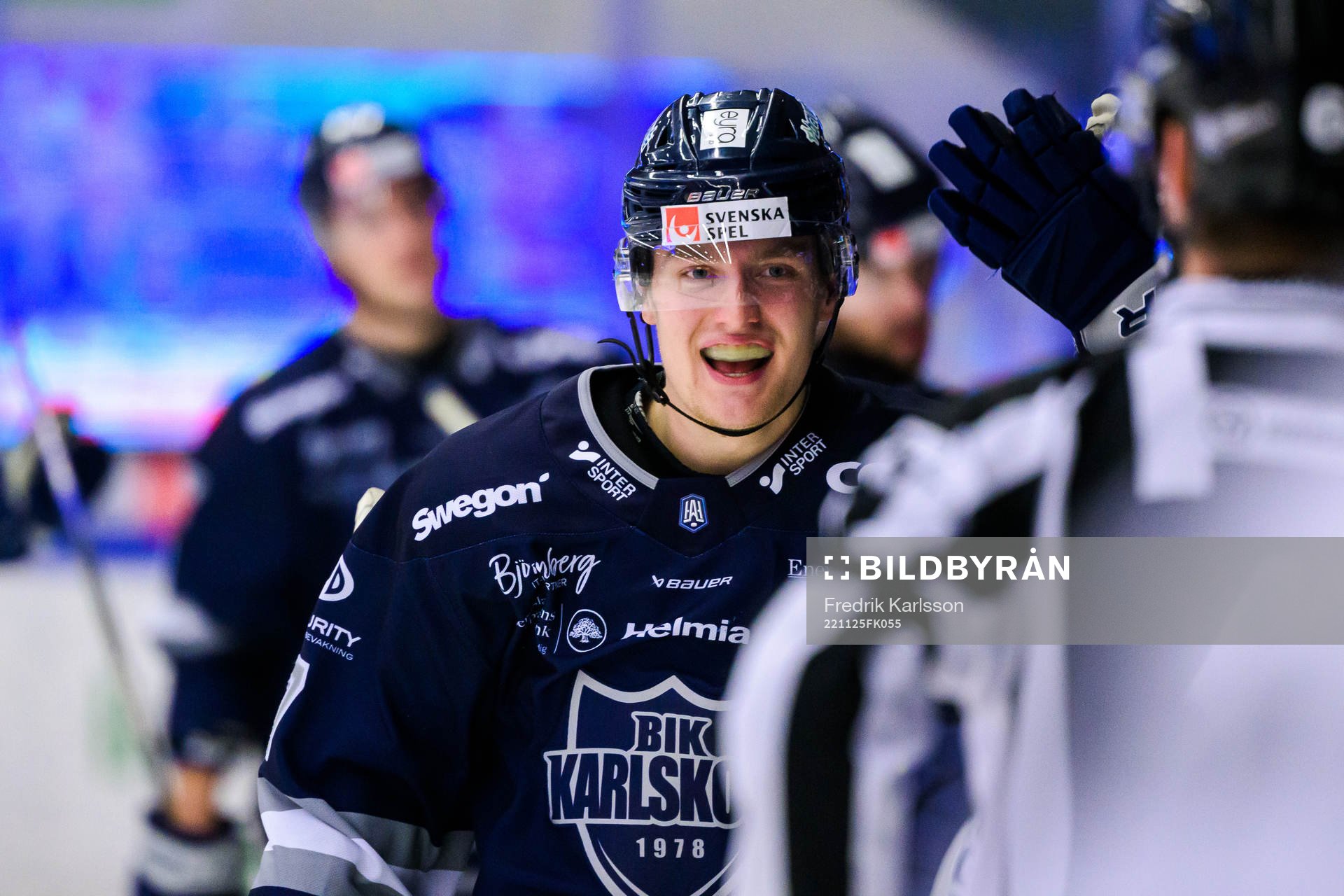 Karlskogas Philip Eriksen jublar