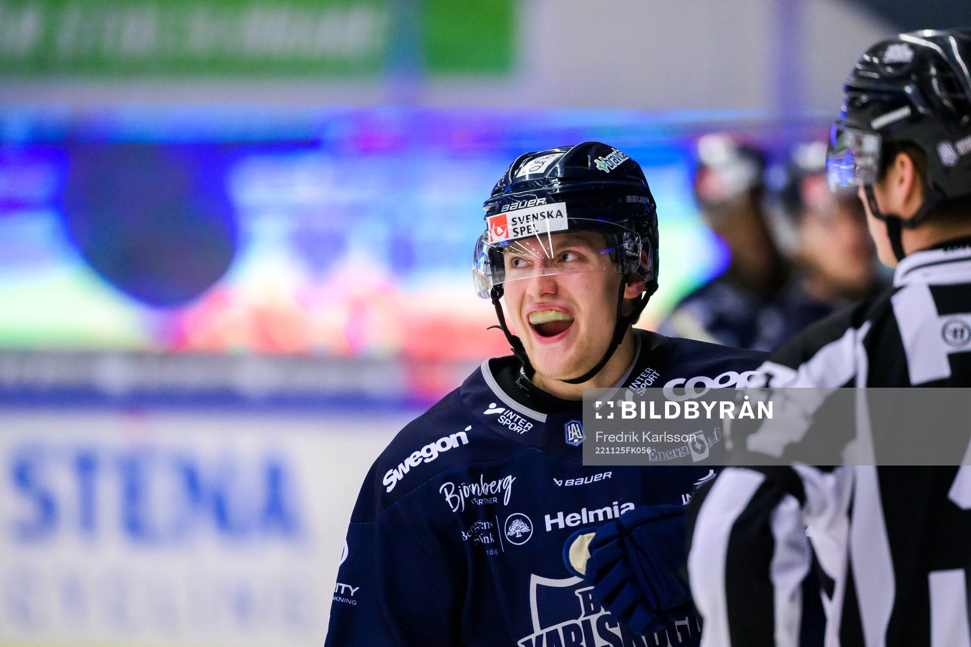 Karlskogas Philip Eriksen jublar