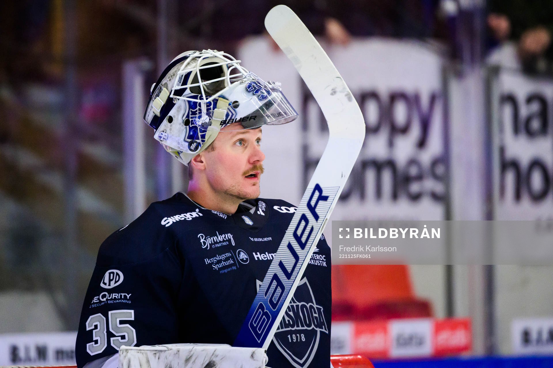 Karlskogas målvakt Lars Volden