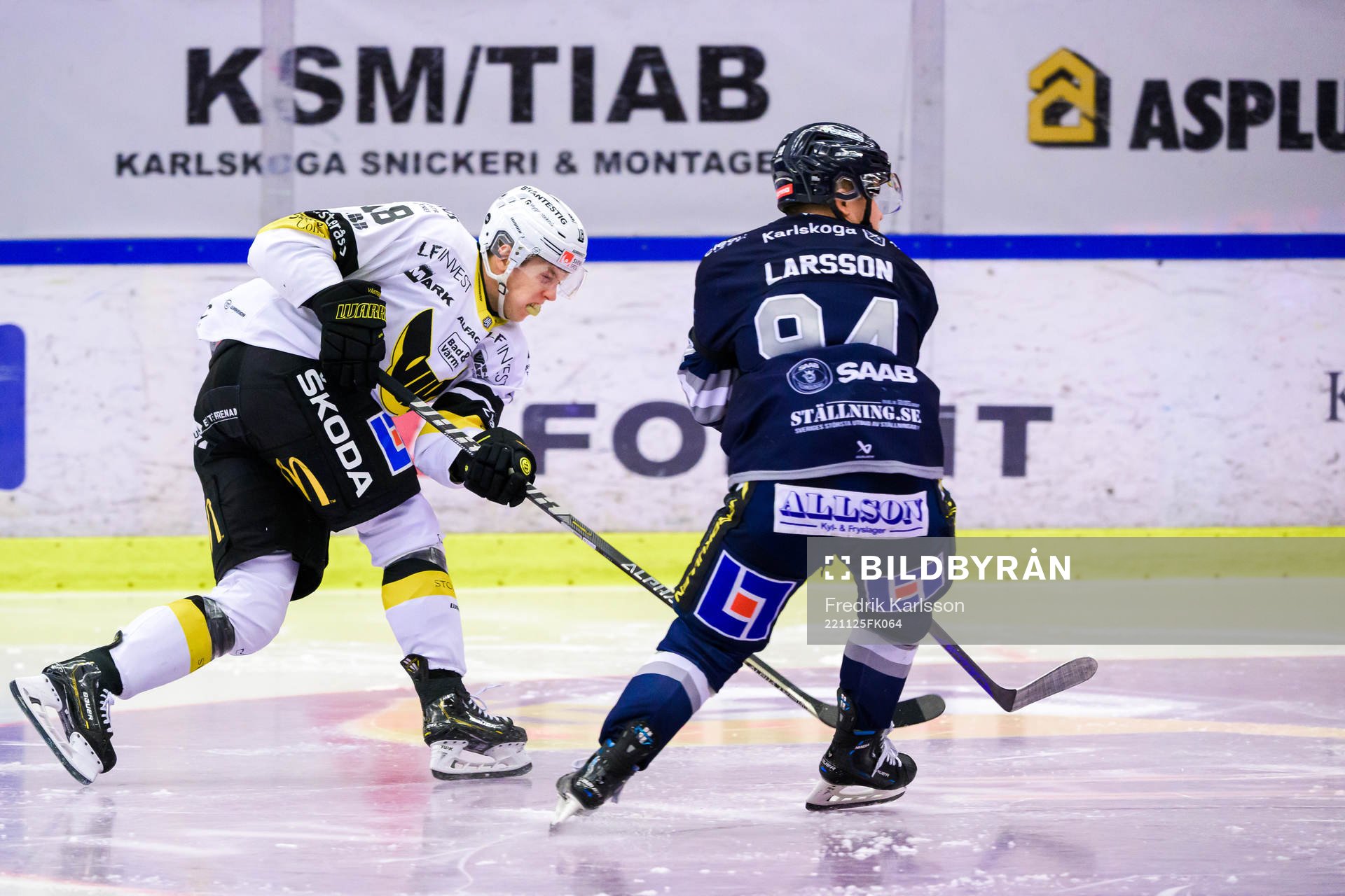 Västerås Emil Aronsson och Karlskogas Henrik Larsson