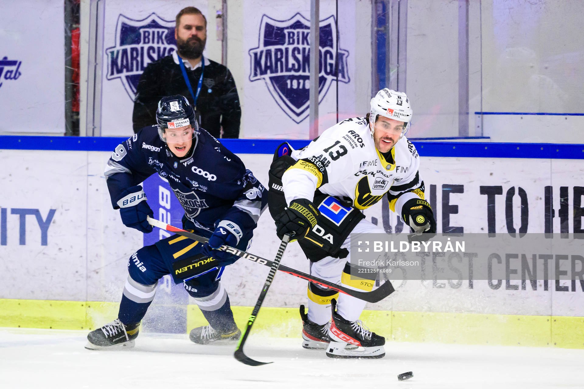 Karlskogas Filip Barklund och Västerås Trevor Cheek