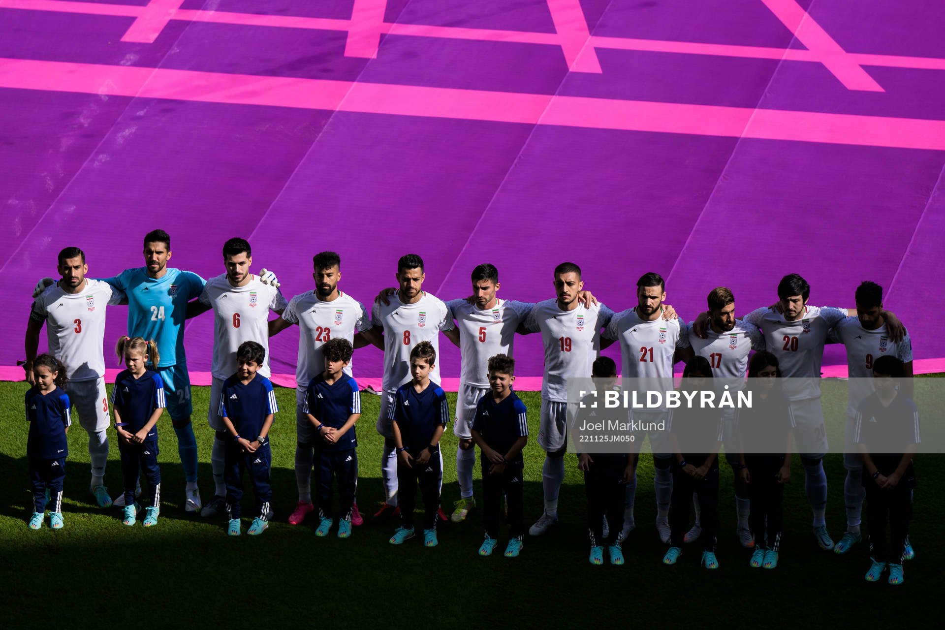 The starting eleven of Iran