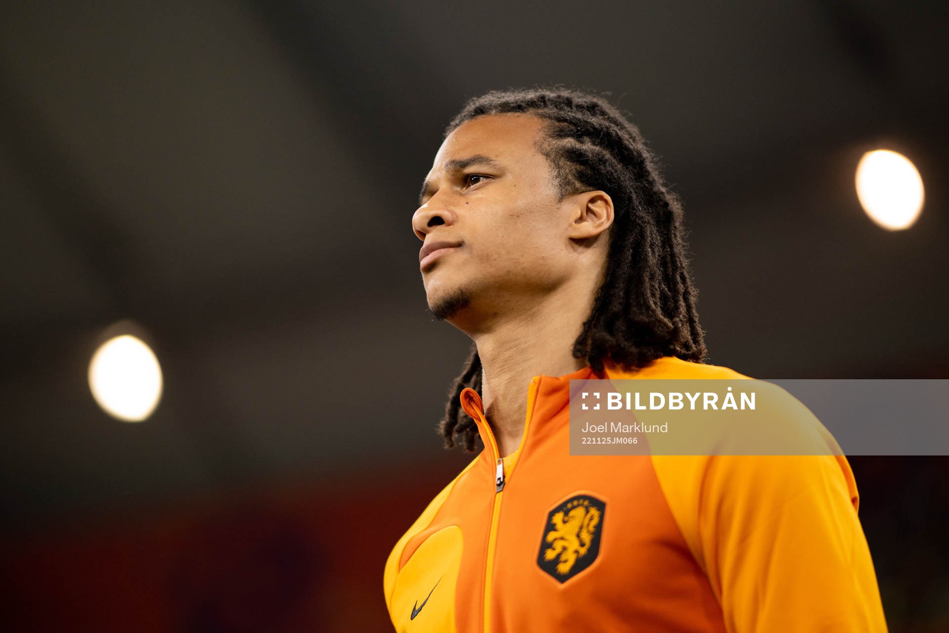 Nathan Ake of Netherlands enter the field for the FIFA