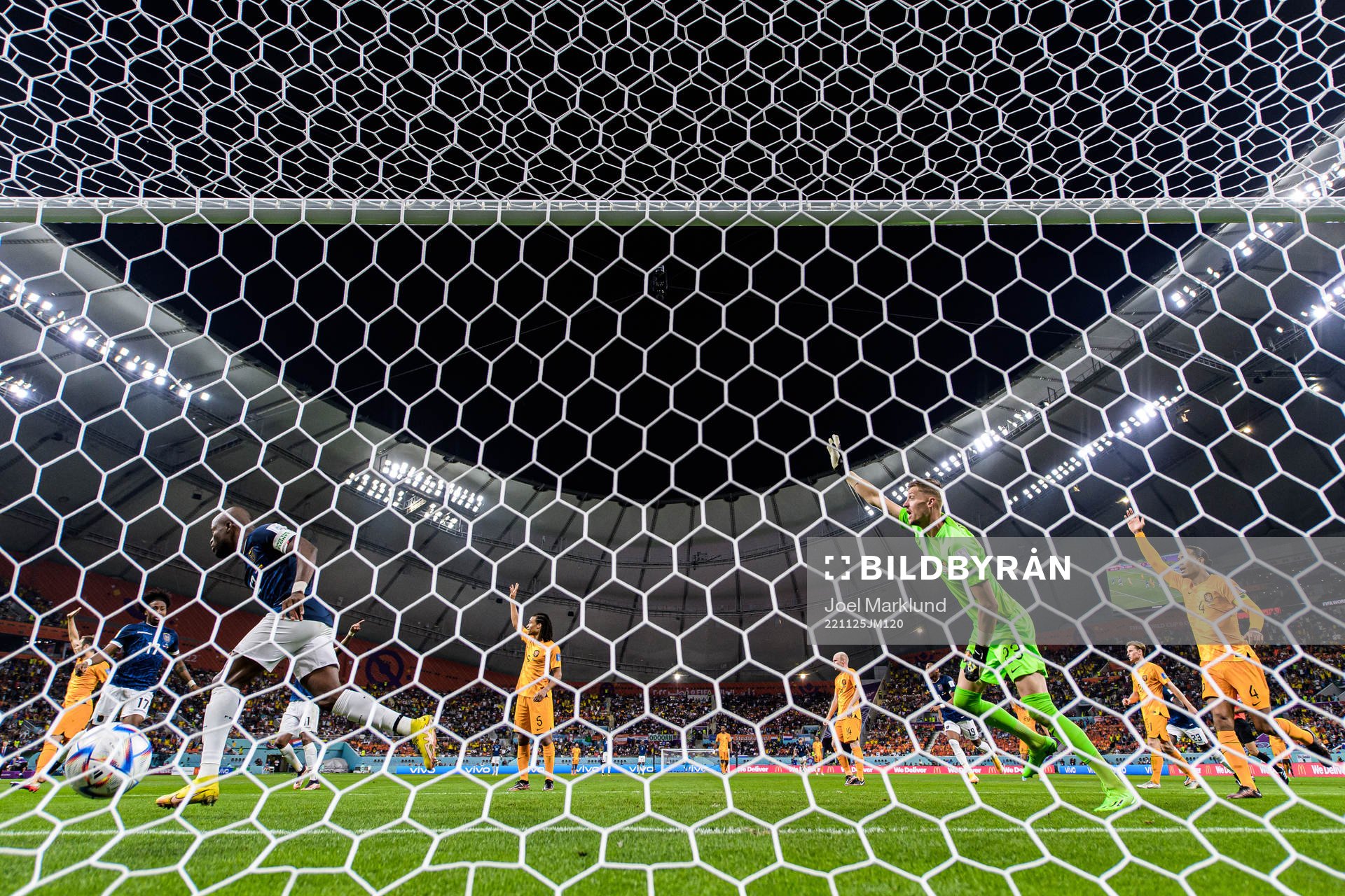during the FIFA World Cup 2022 football match between