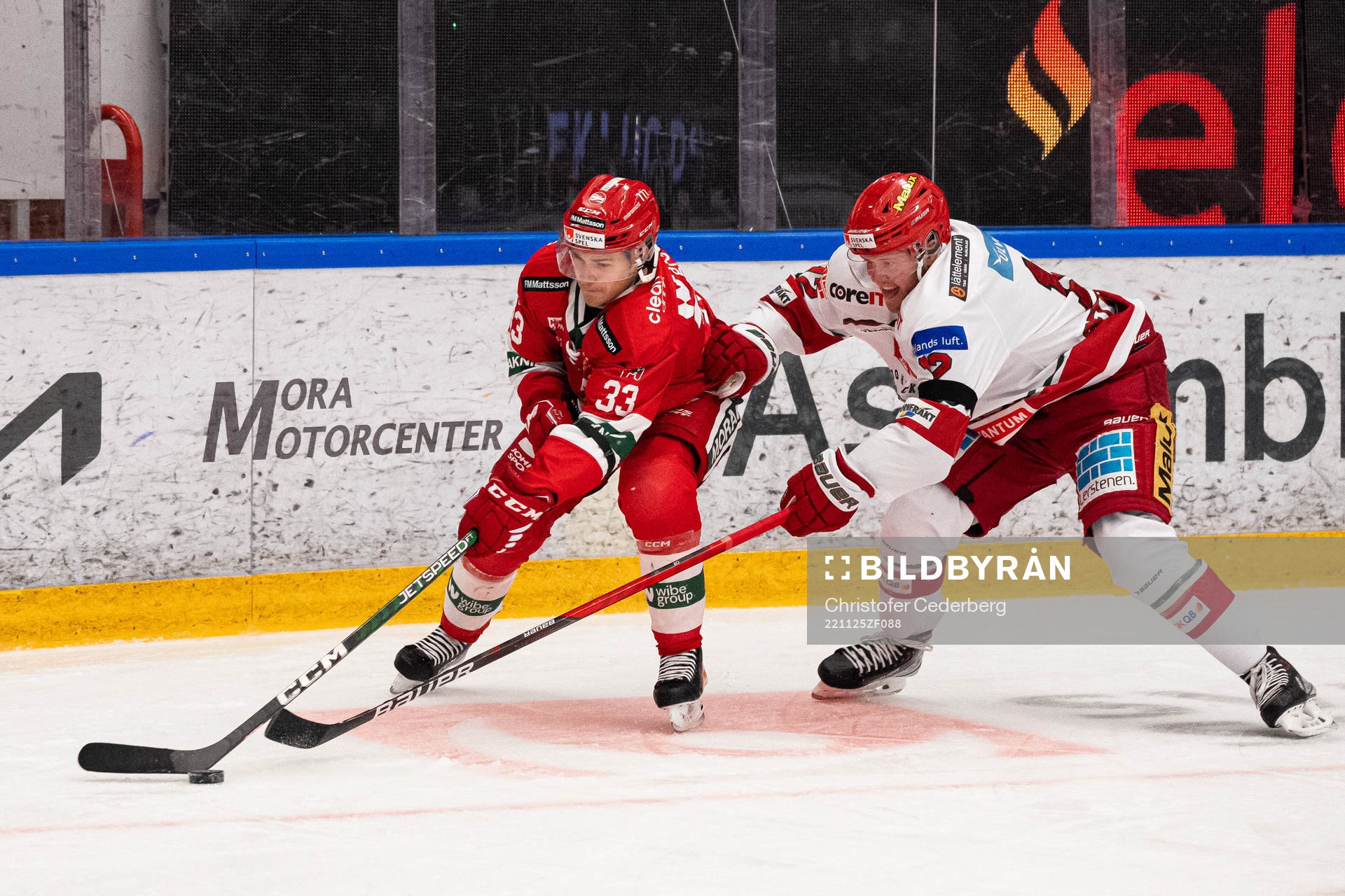 Moras Olle Strandell och Modos Oscar Pettersson