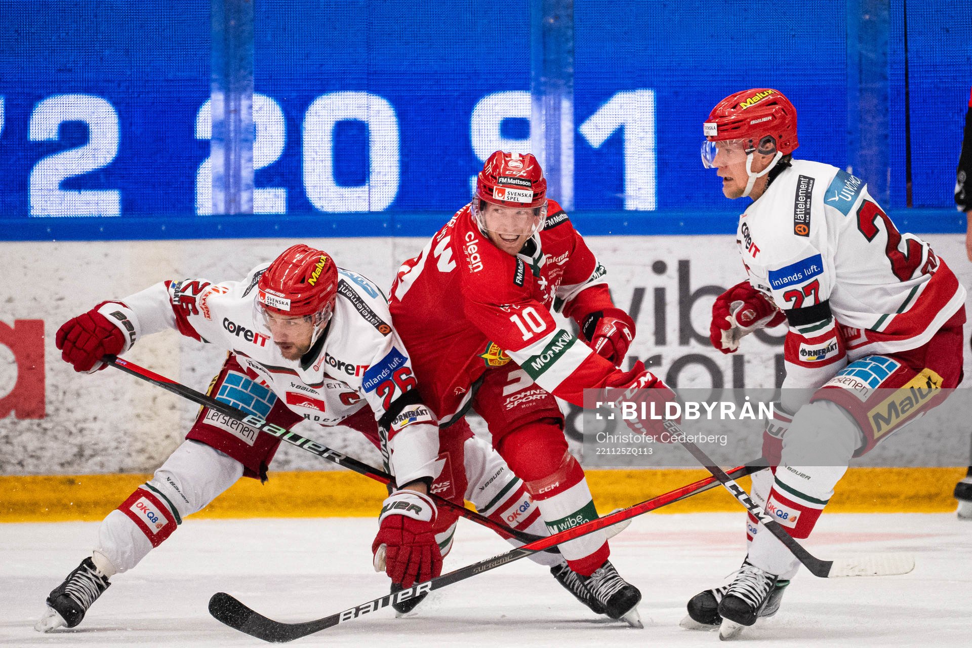 Modos Emil Wahlberg och Moras Nicklas Heinerö