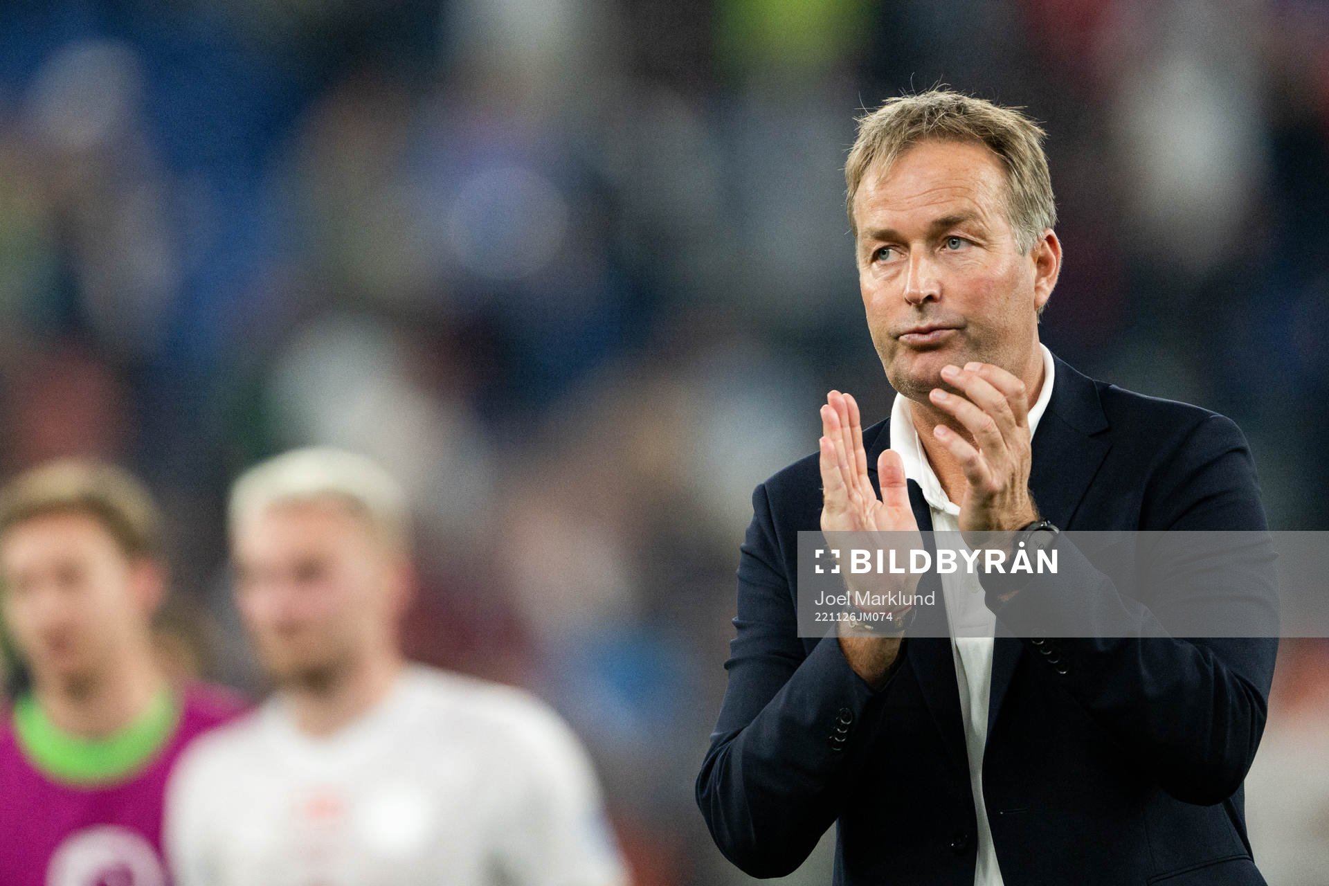 Head coach Kasper Hjulmand of Denmark