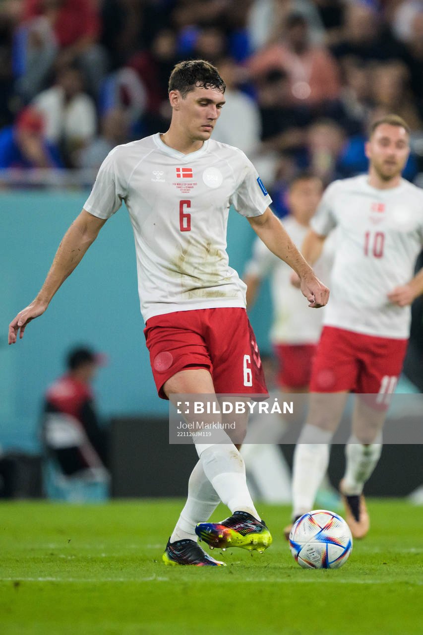 Andreas Christensen of Denmark