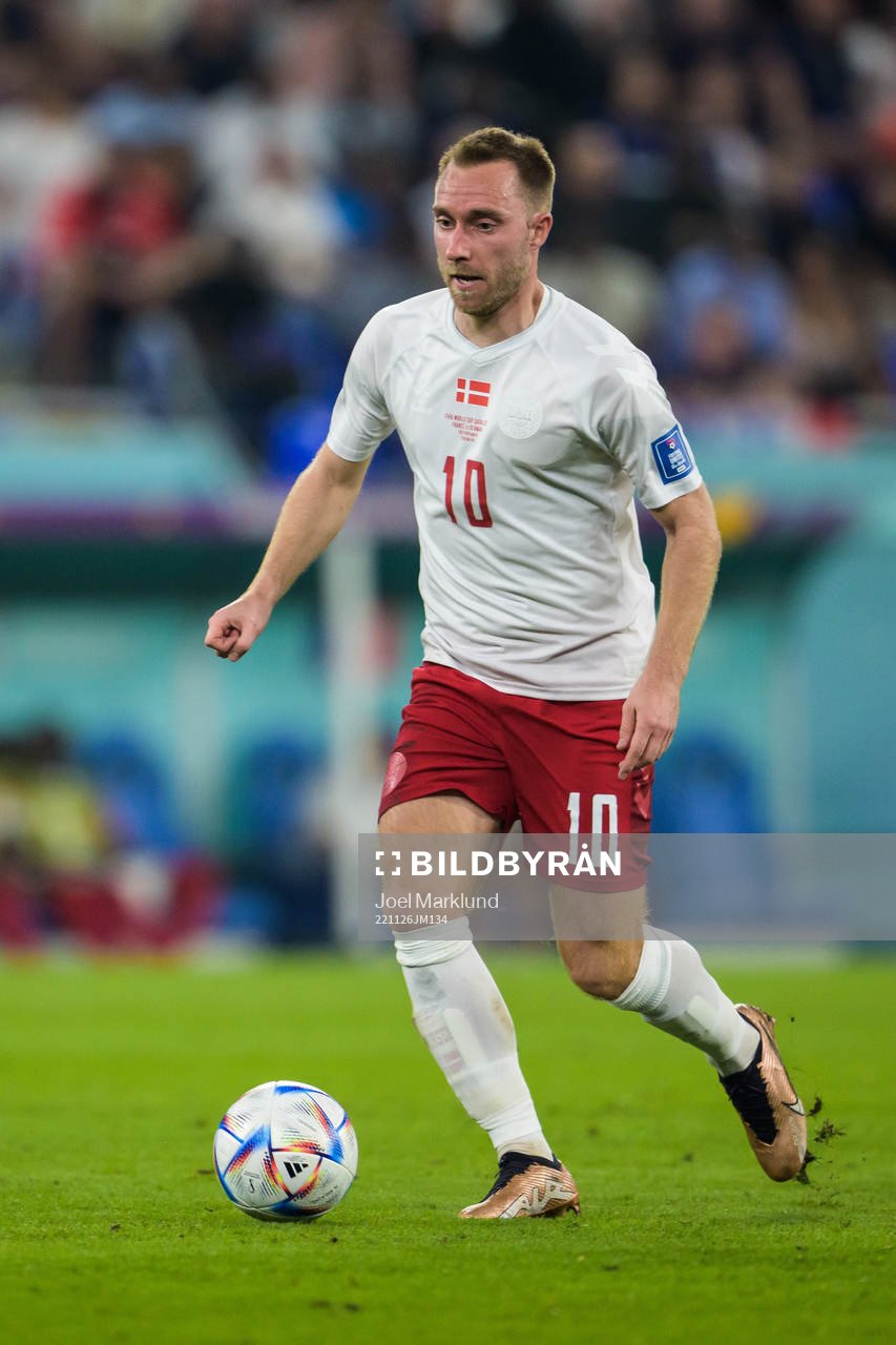 Christian Eriksen of Denmark