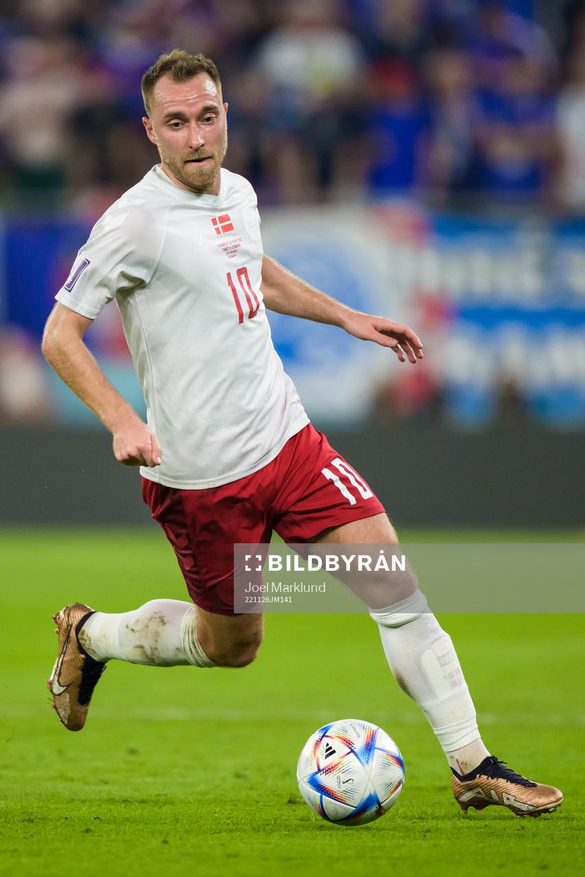 Christian Eriksen of Denmark