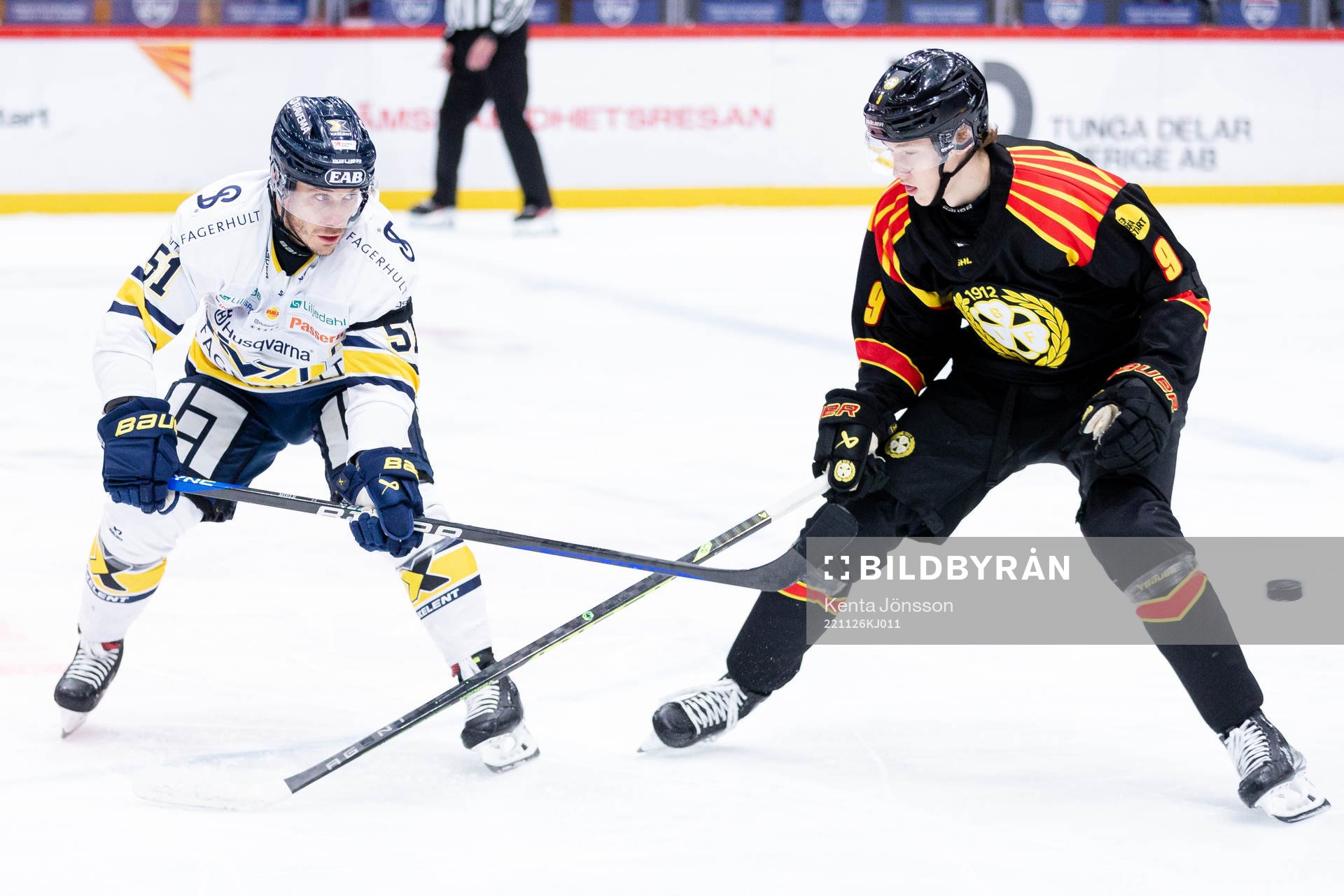 HV71s Andy Miele och Brynäs William Strömgren