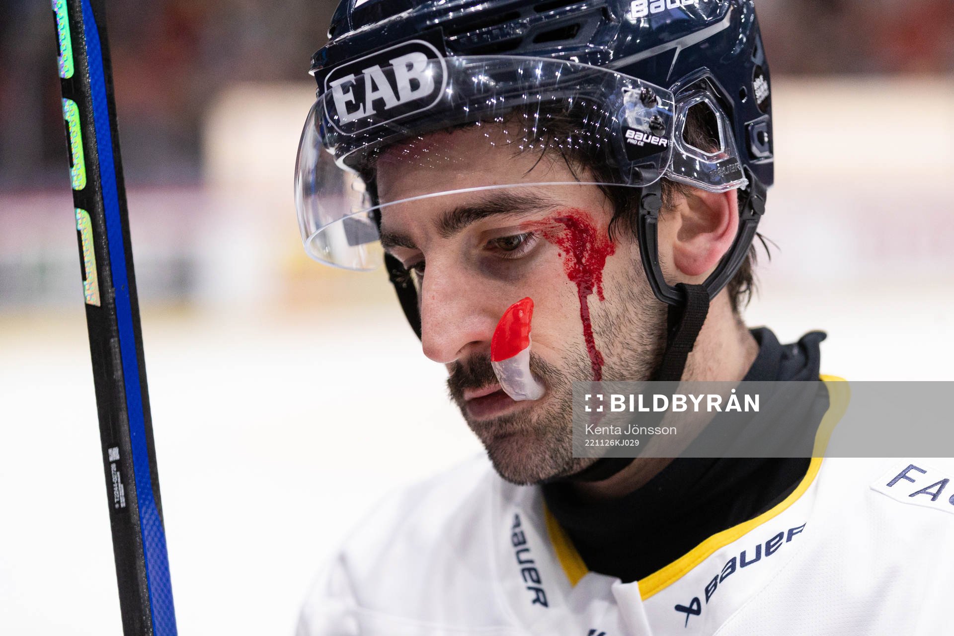 HV71s Joseph Laleggia har ont