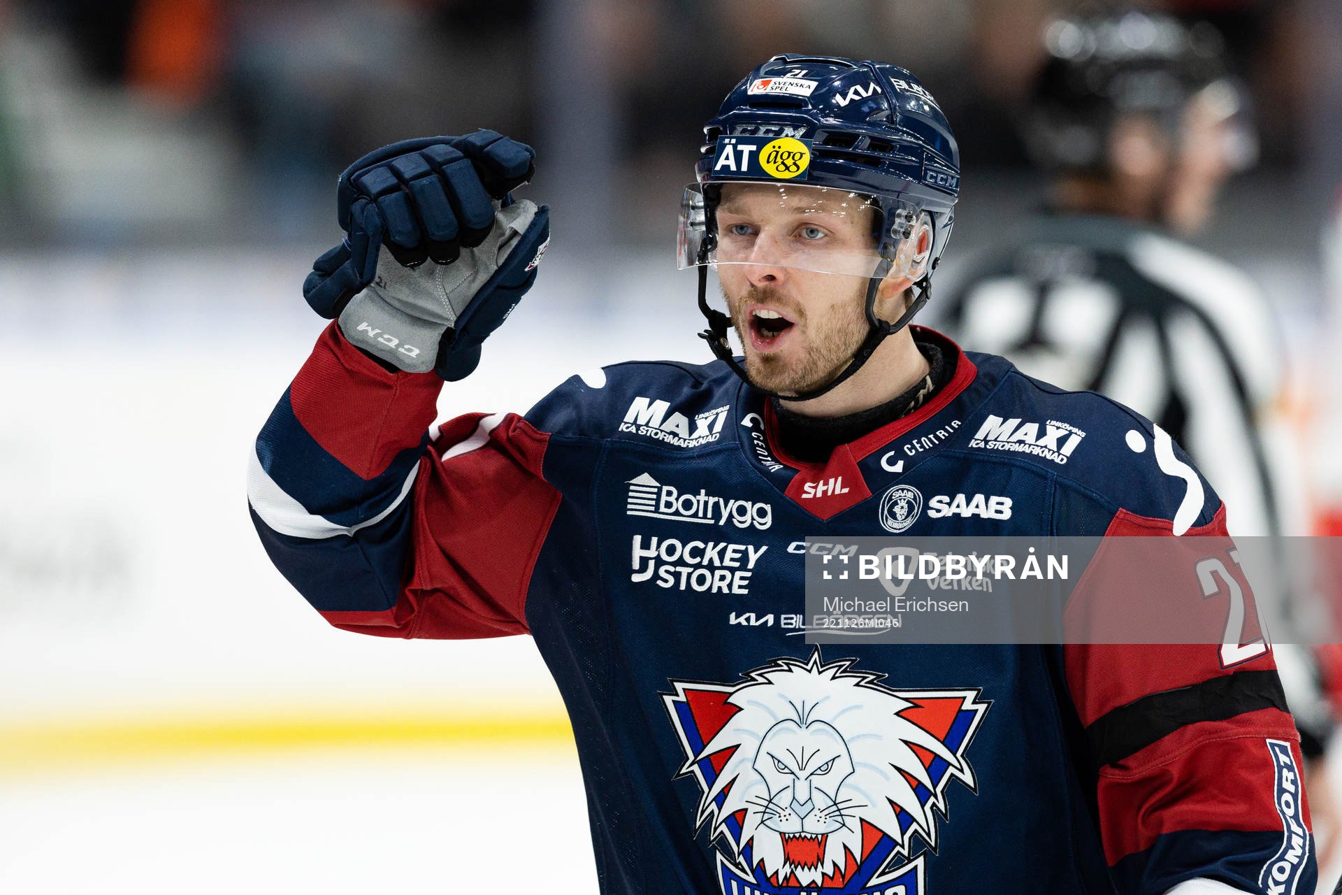 Linköpings Christoffer Ehn jublar
