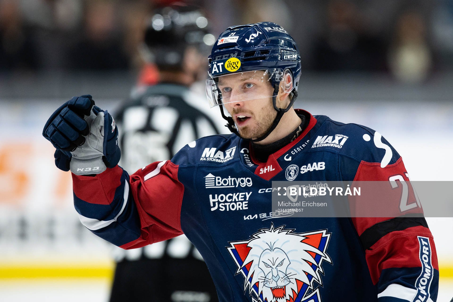 Linköpings Christoffer Ehn jublar
