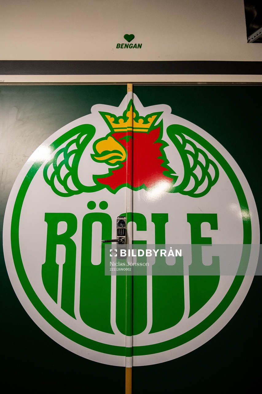Rögles emblem och klister märke med texten ”Bengan
