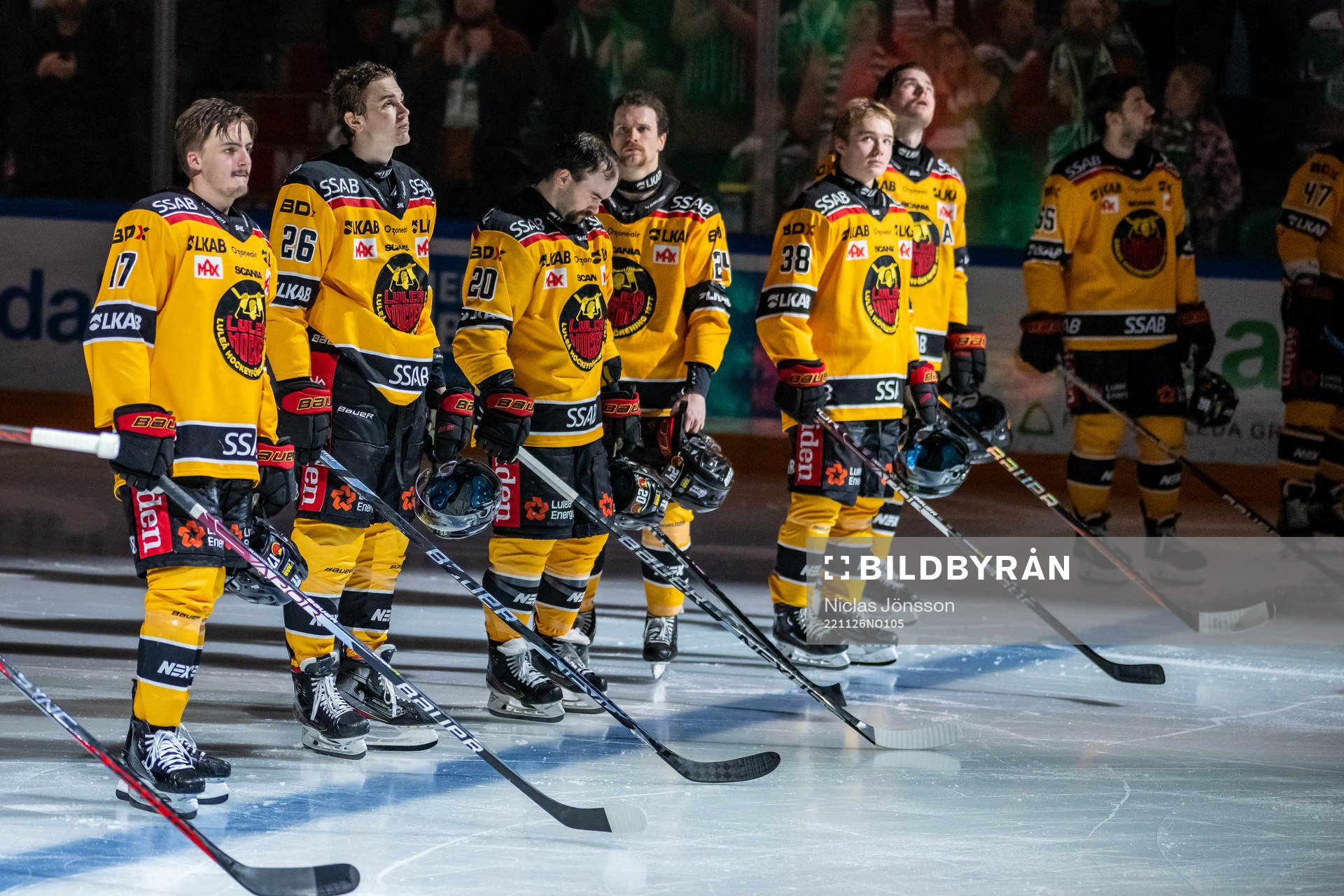 Luleås spelar hedrar Börje Salming