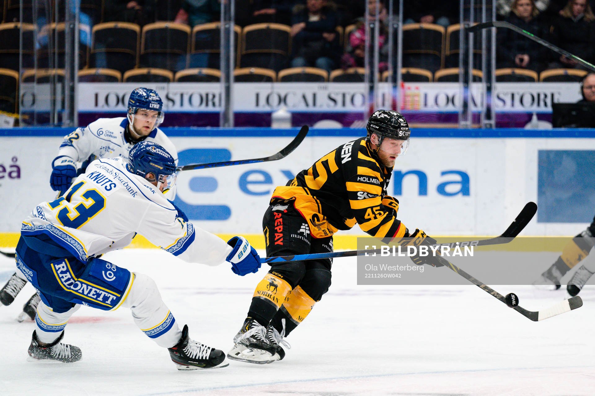 Leksands Jon Knuts och Skellefteås Oscar Möller