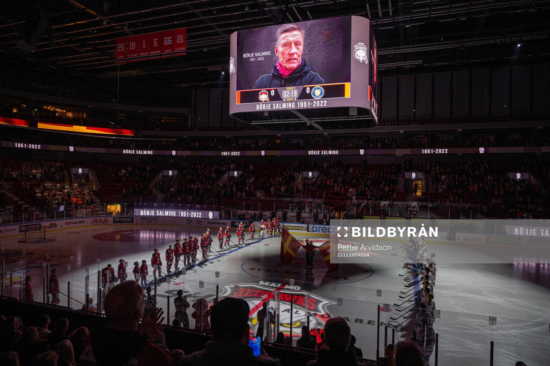 Hyllning av Börje Salming