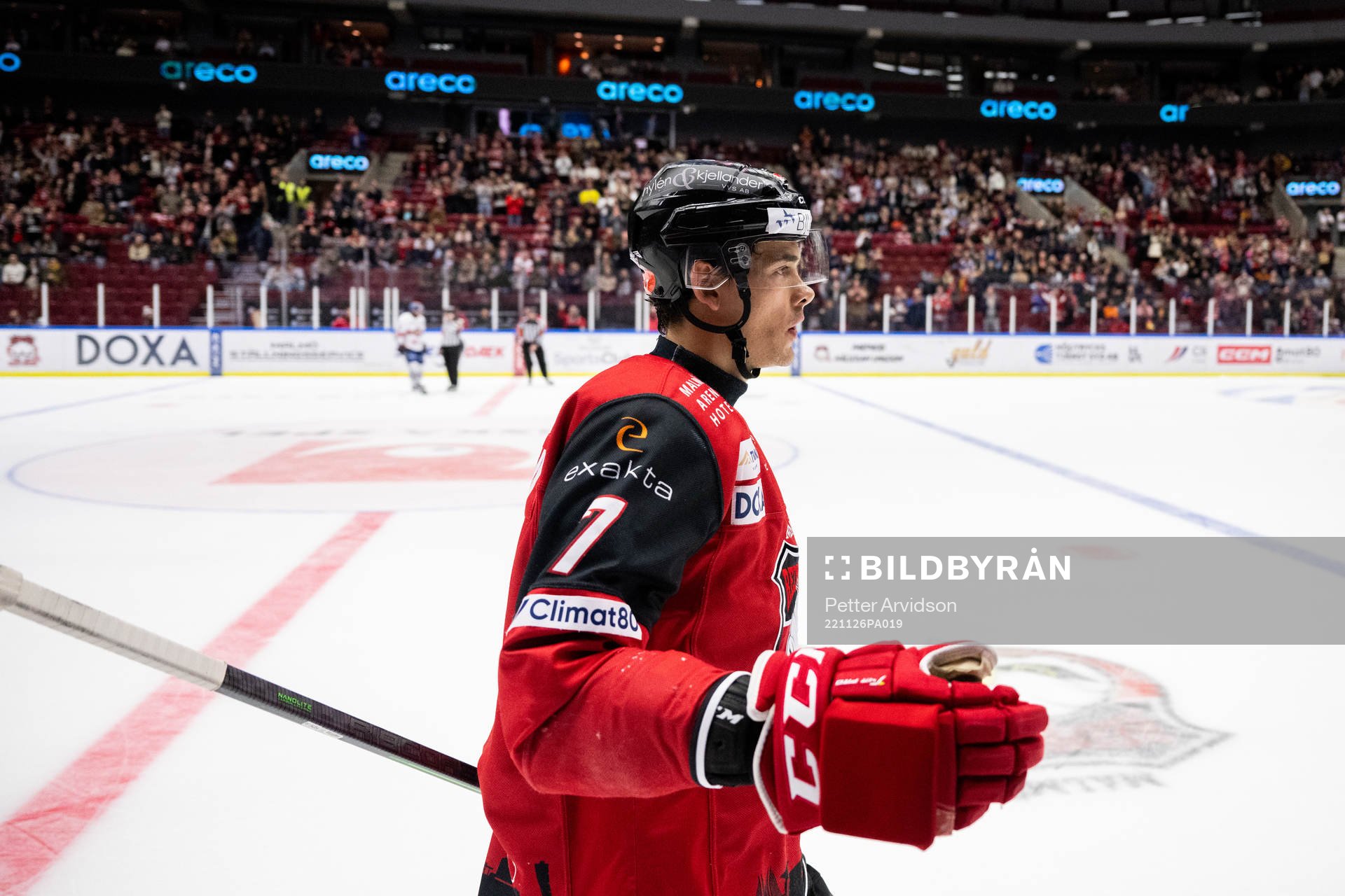 Malmö Redhawks Oliver Lauridsen jublar