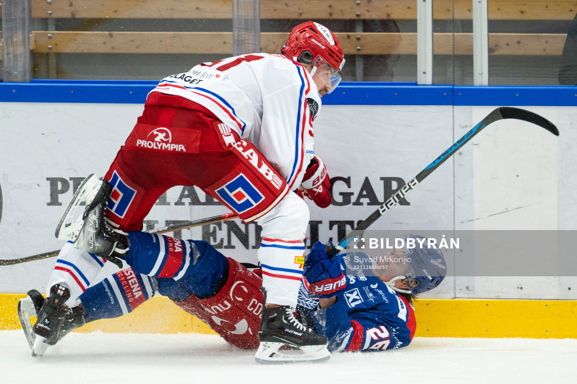 Timrås Anton Lander och Oskarshamns Lukas Pilö