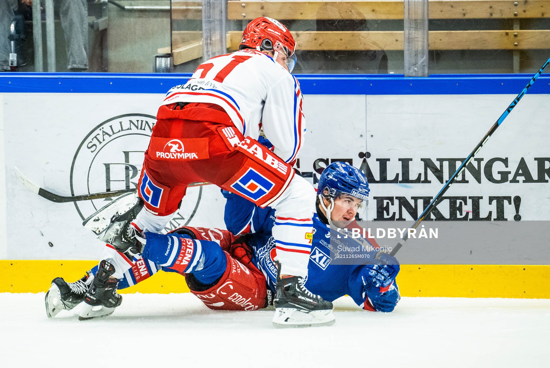 Timrås Anton Lander och Oskarshamns Lukas Pilö