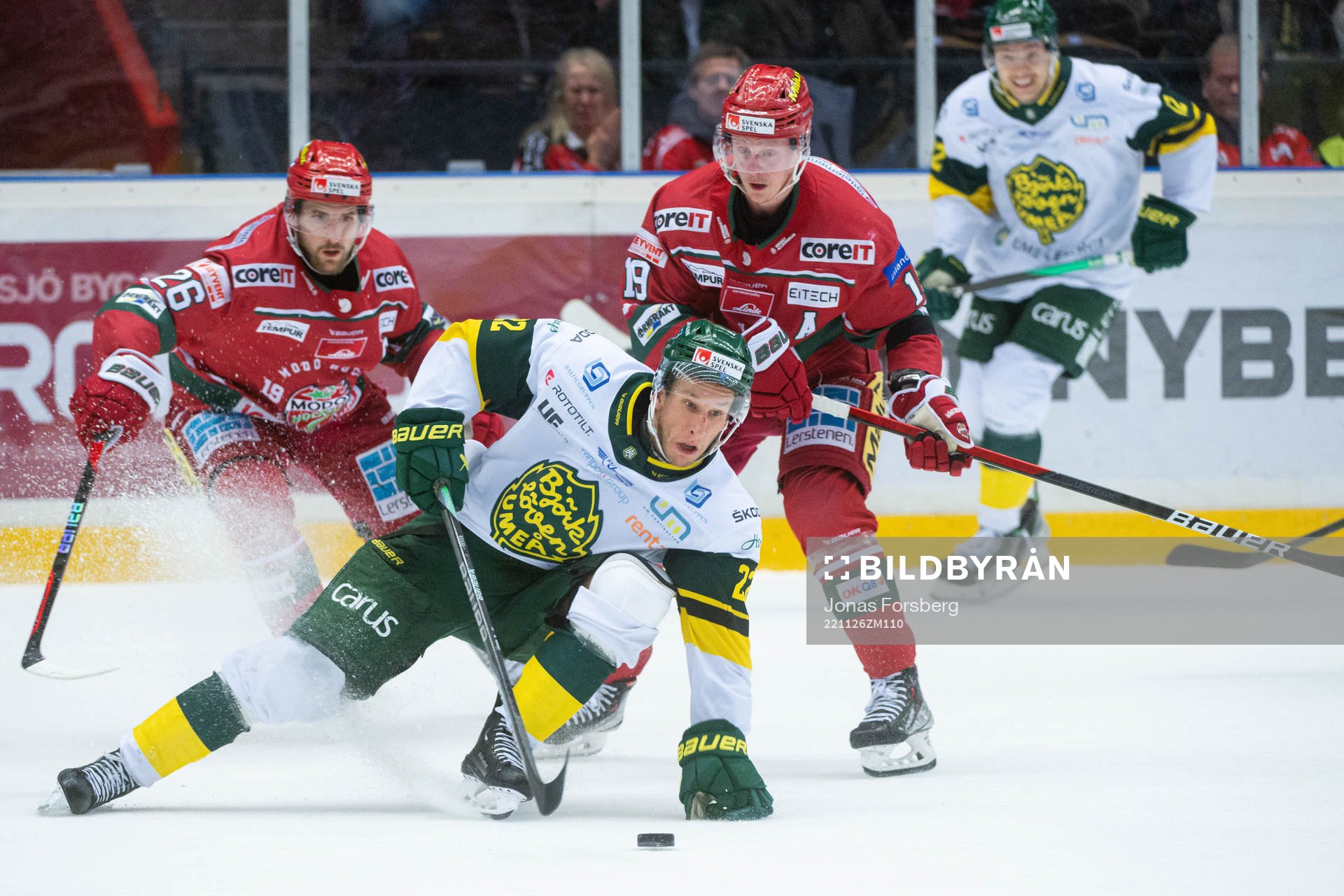 Björklövens Fredrik Weigel och Modos Erik Karlsson