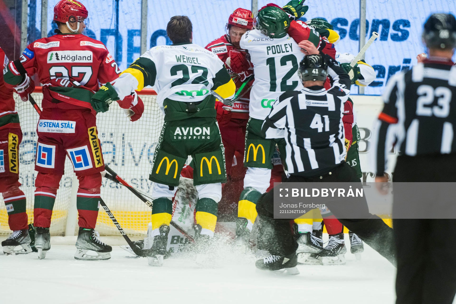 Björklövens Fredrik Weigel Scott Pooley