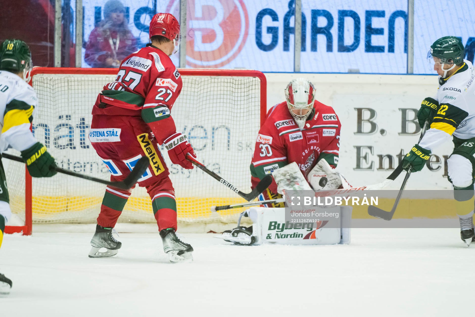 Modos målvakt Krister Gudlevskis