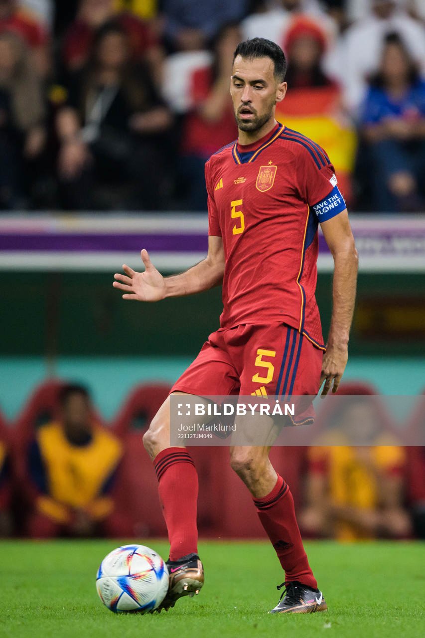 Sergio Busquets of Spain