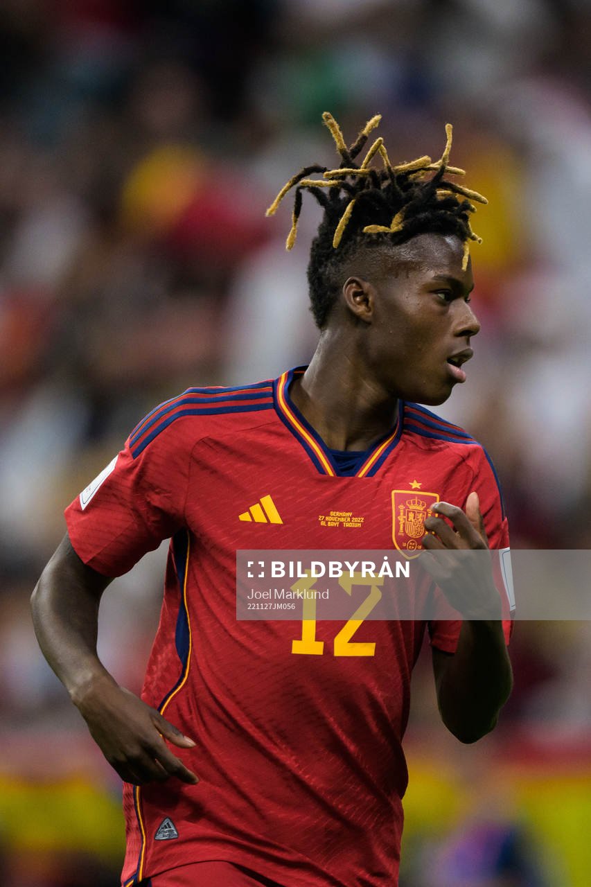 Nico Williams of Spain