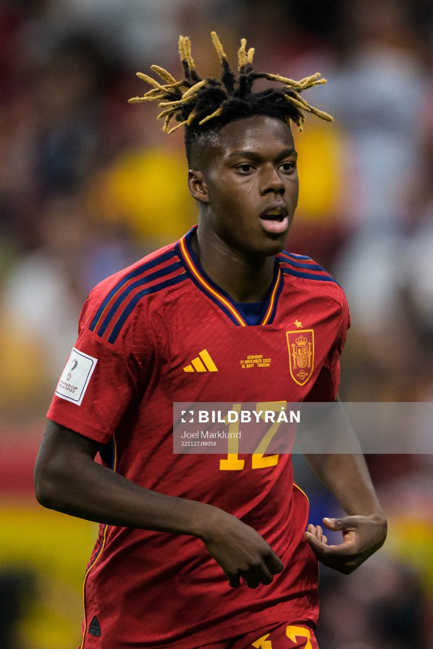 Nico Williams of Spain