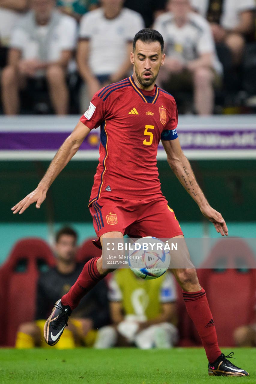 Sergio Busquets of Spain