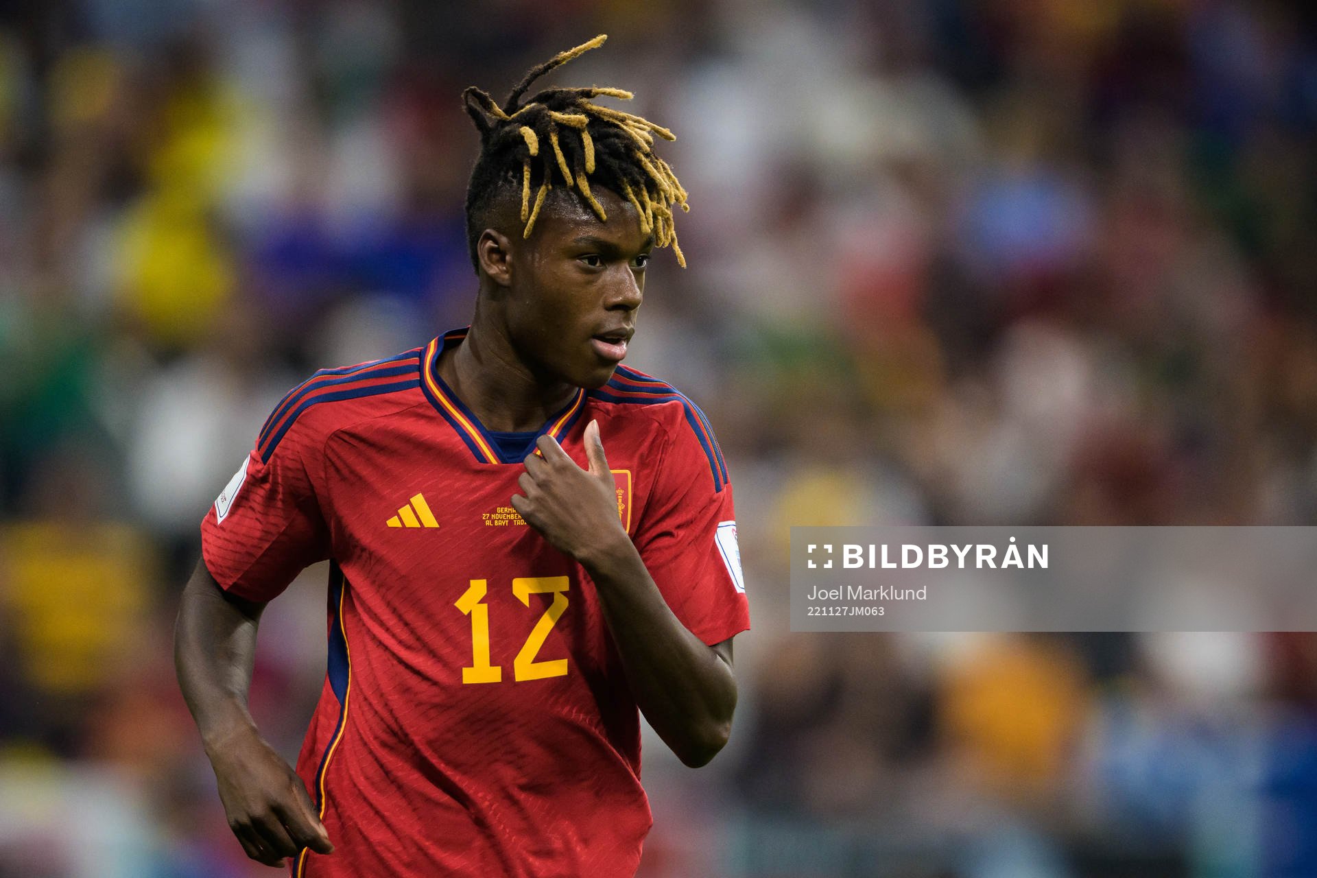 Nico Williams of Spain