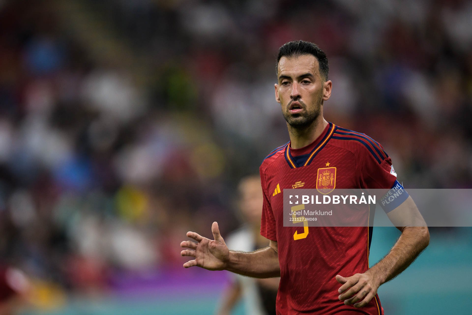 Sergio Busquets of Spain