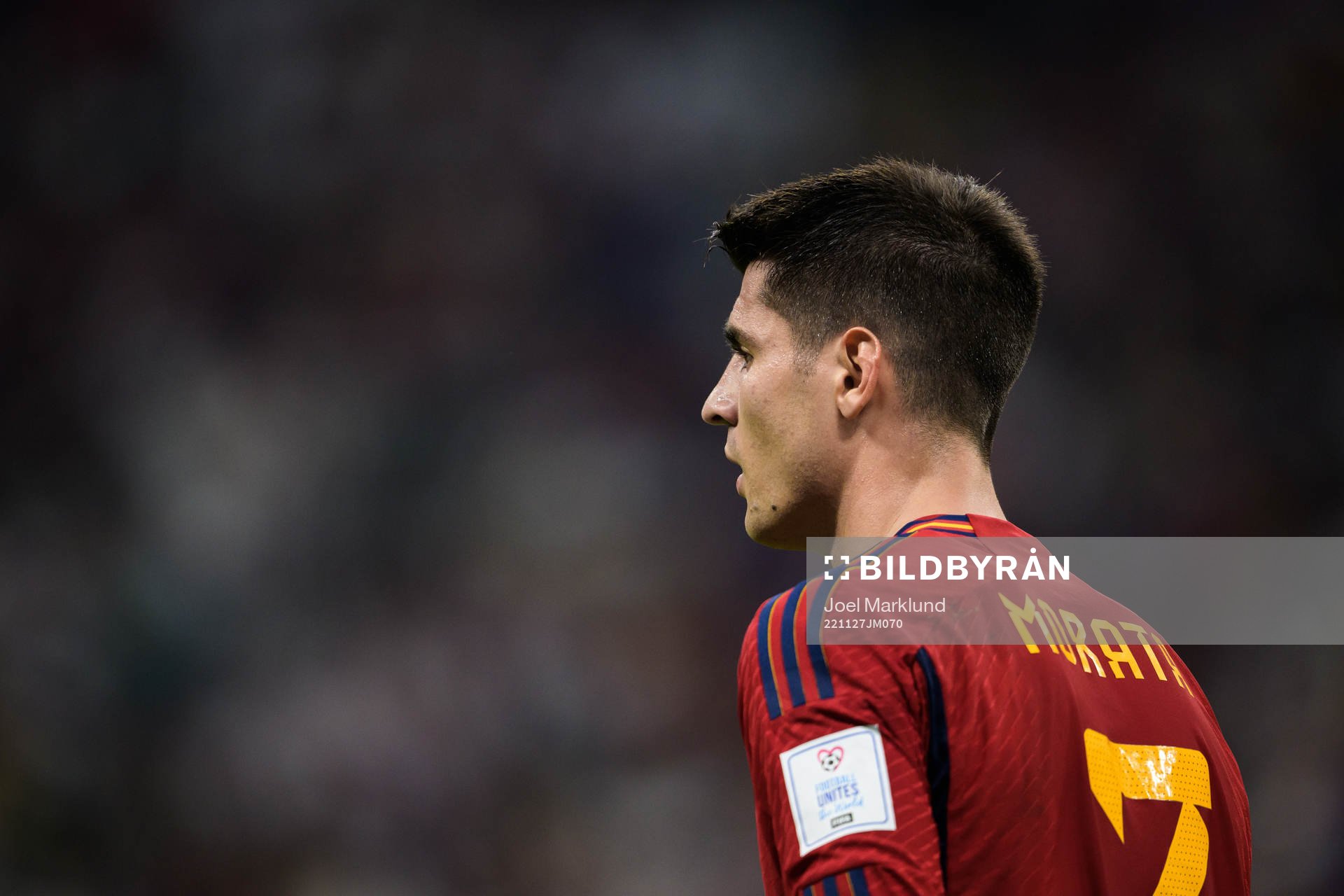 Alvaro Morata of Spain