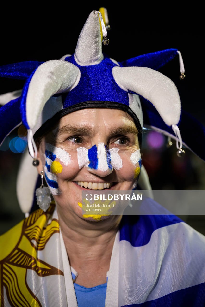 An Uruguay fan